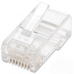 Net conectores intellin cat5 rj45 100un